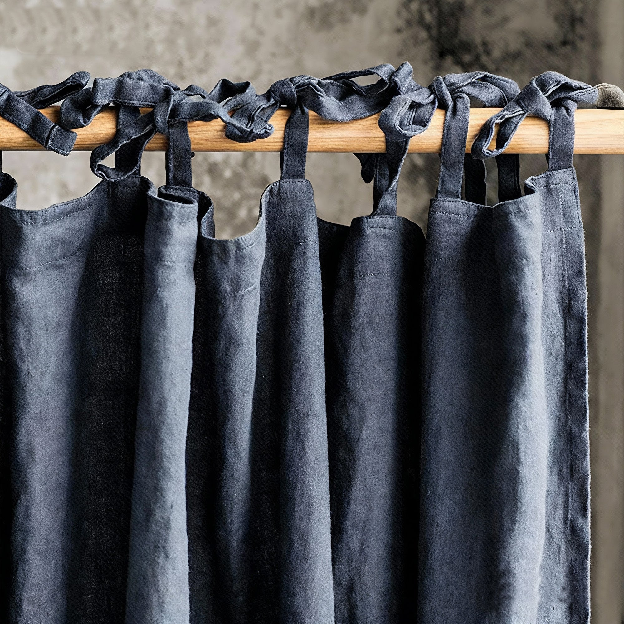 Mist Indigo Linen|Curtains