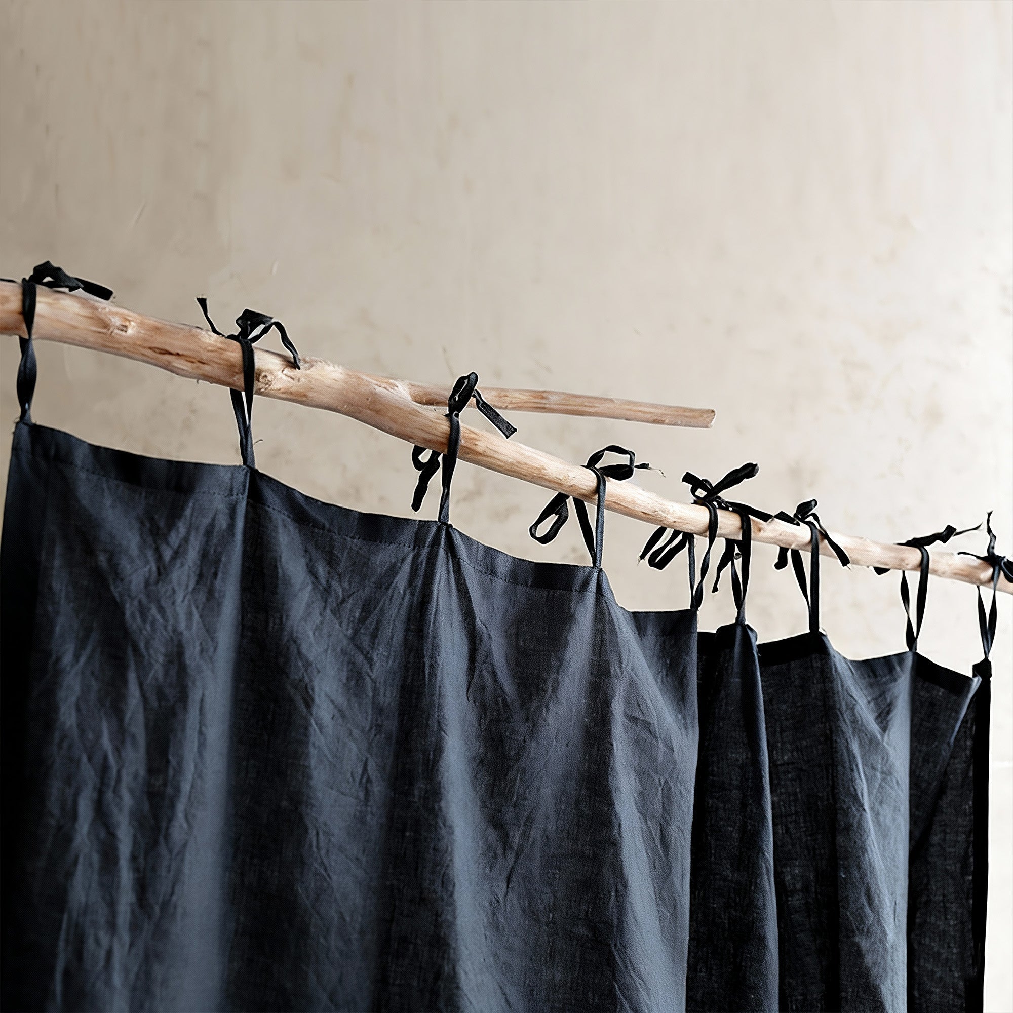 Mist Indigo Linen|Curtains