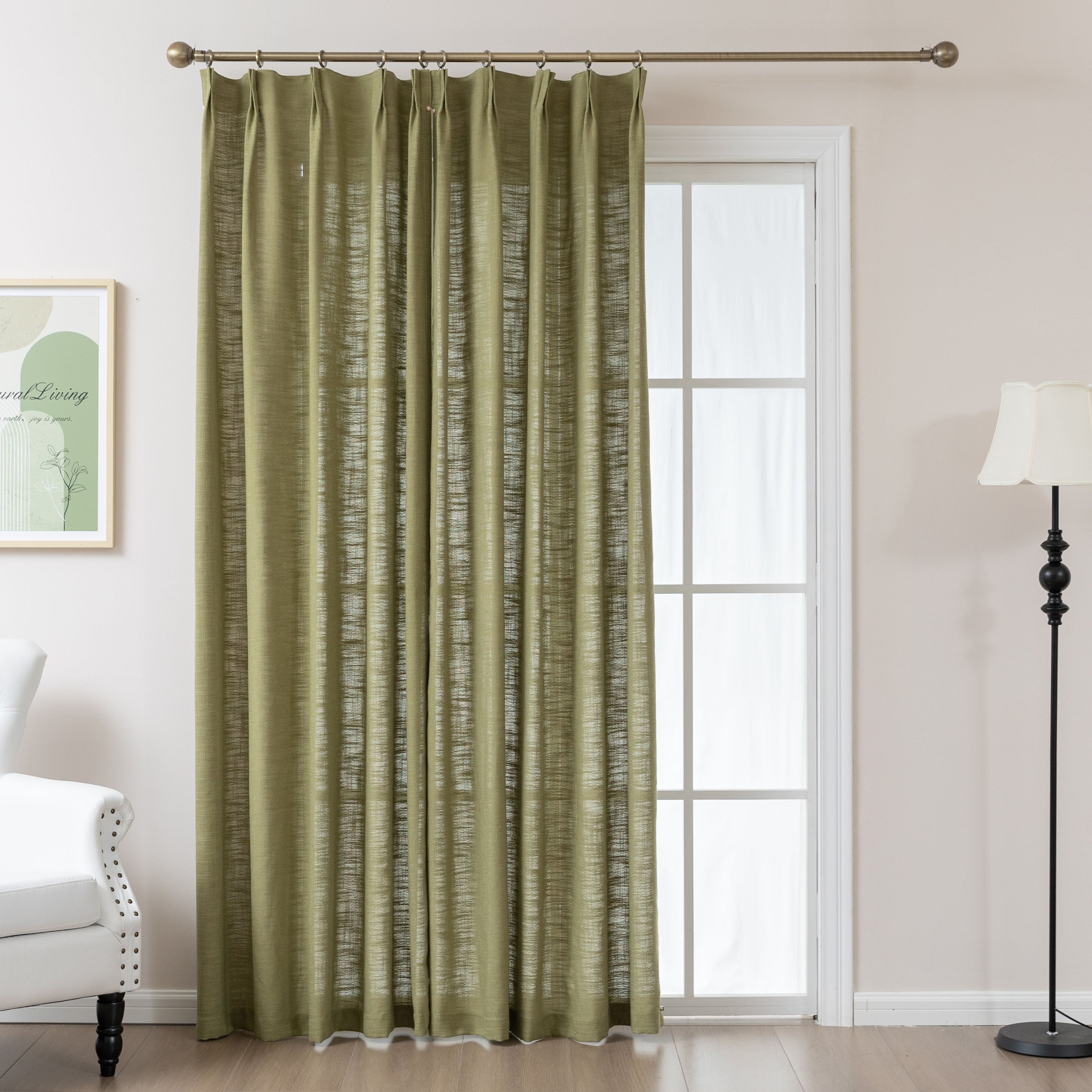 Linen Slub Texture|Curtains