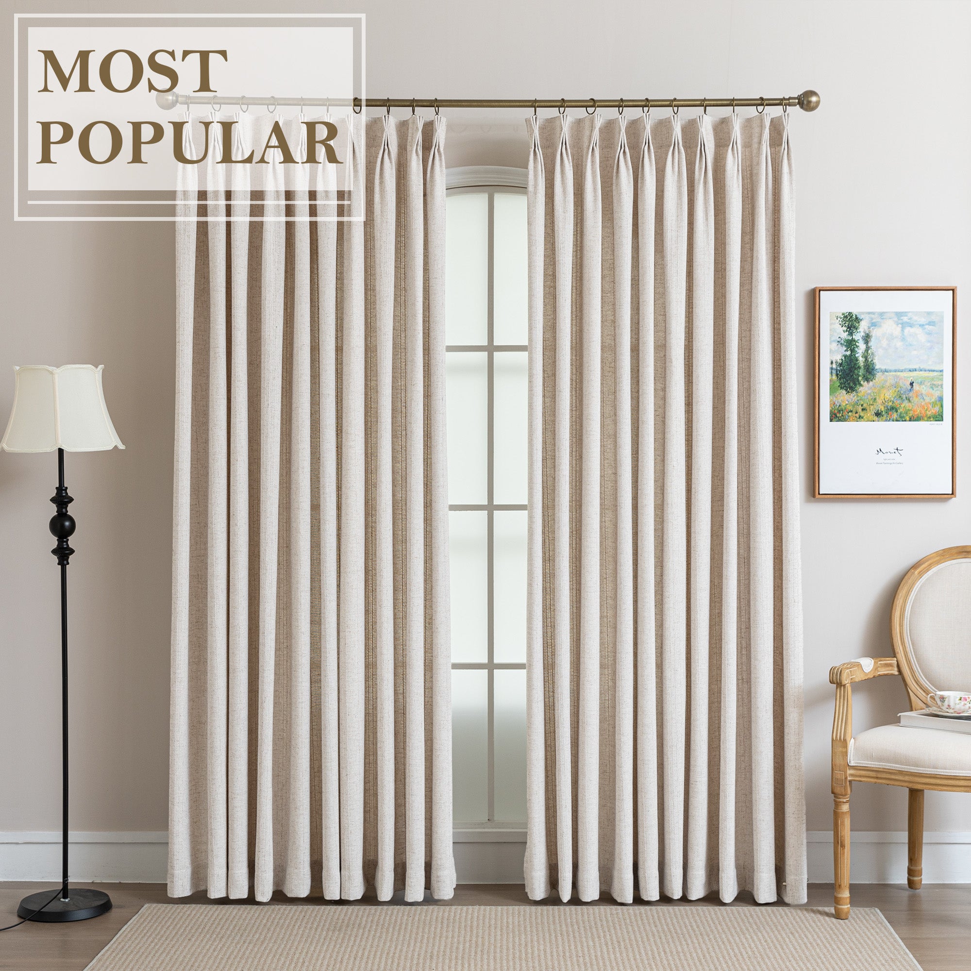 Carmen Linen Stripe|Curtains