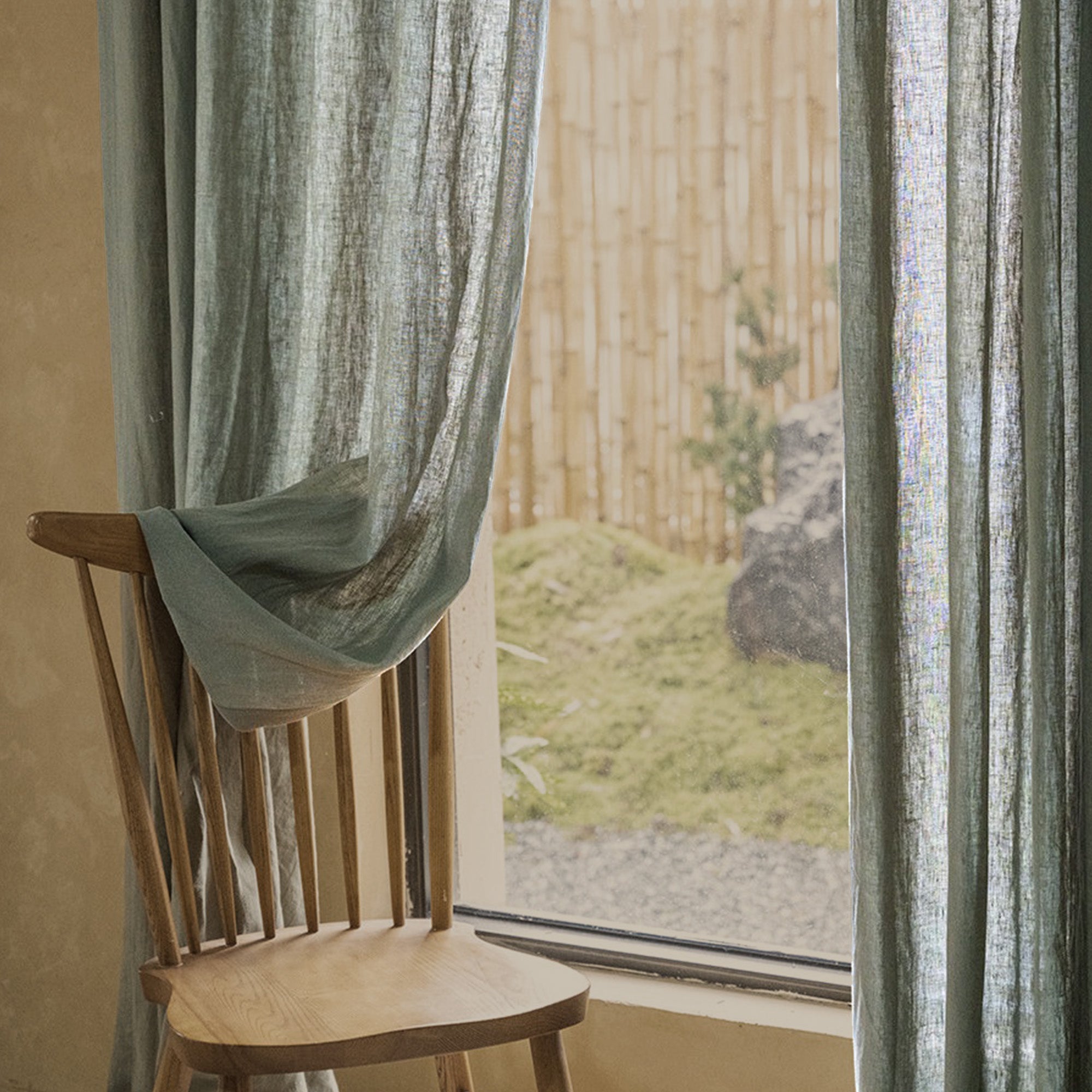 Olive Grove Linen|Curtains