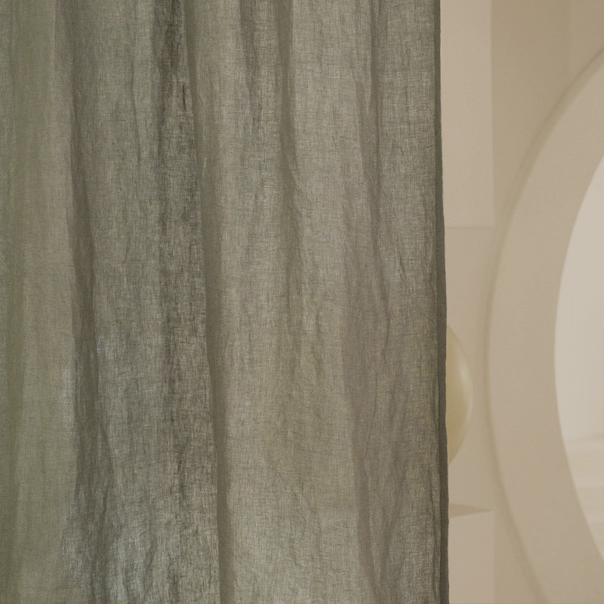 Meadow Green Linen|Sample
