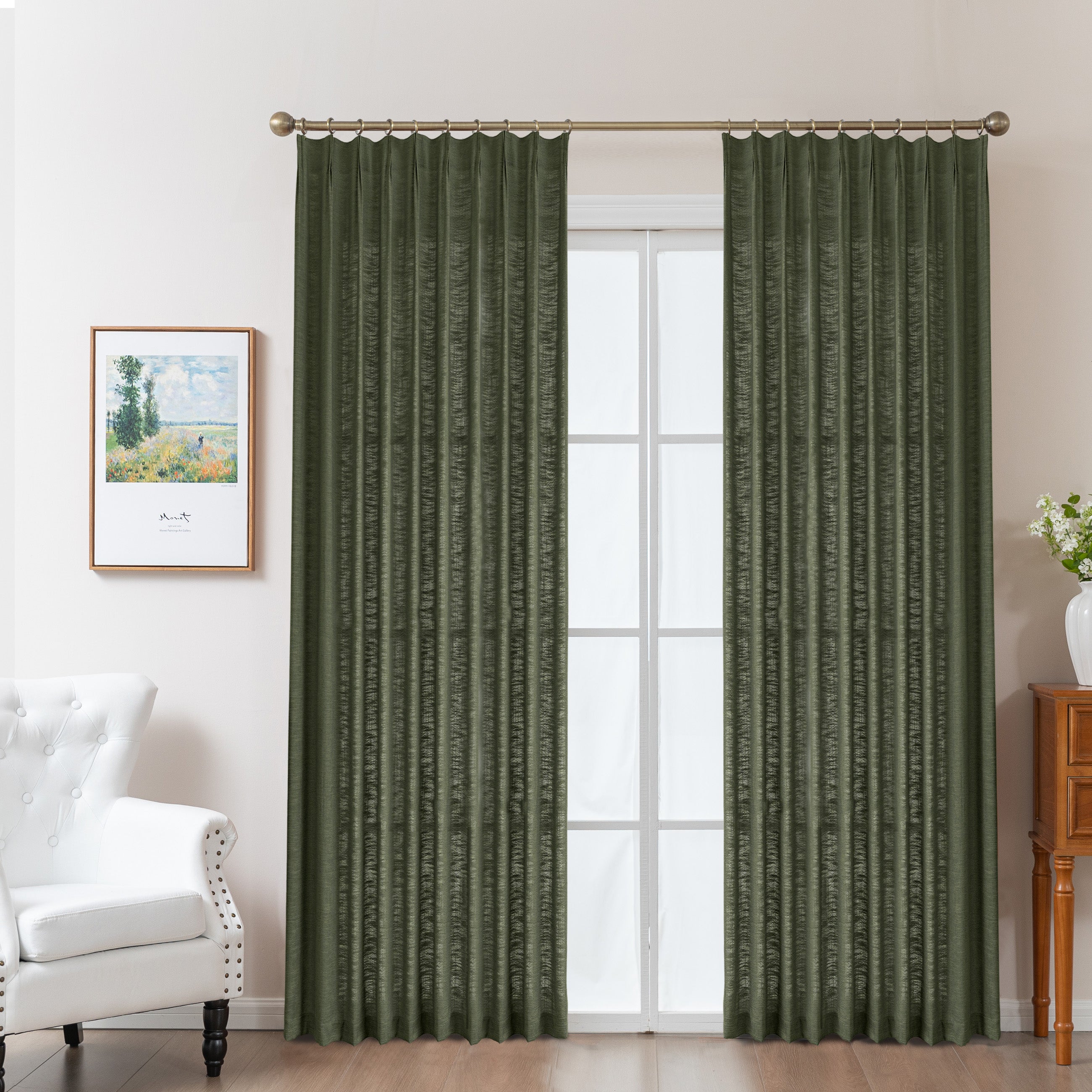 Linen Slub Texture|Curtains