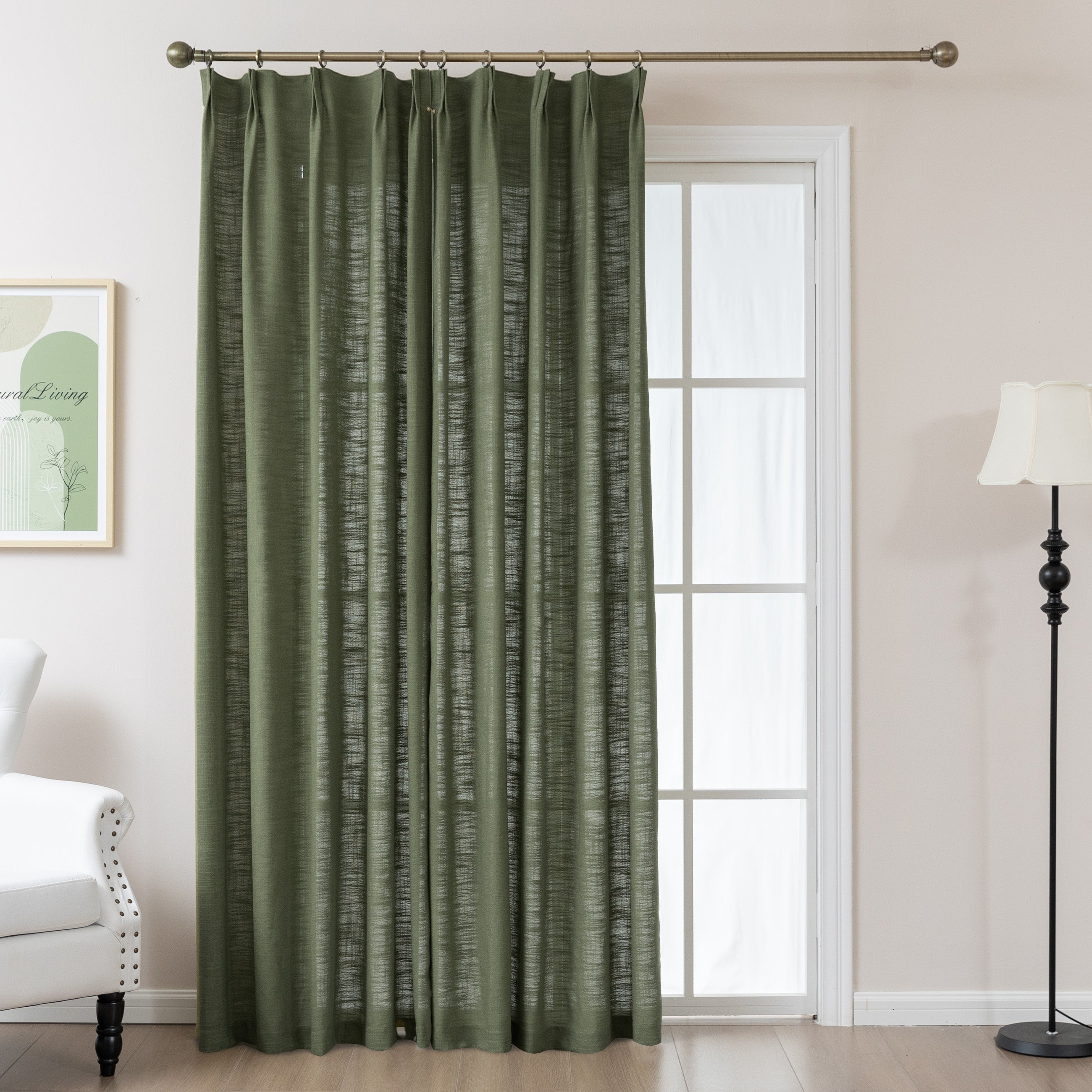 Linen Slub Texture|Curtains