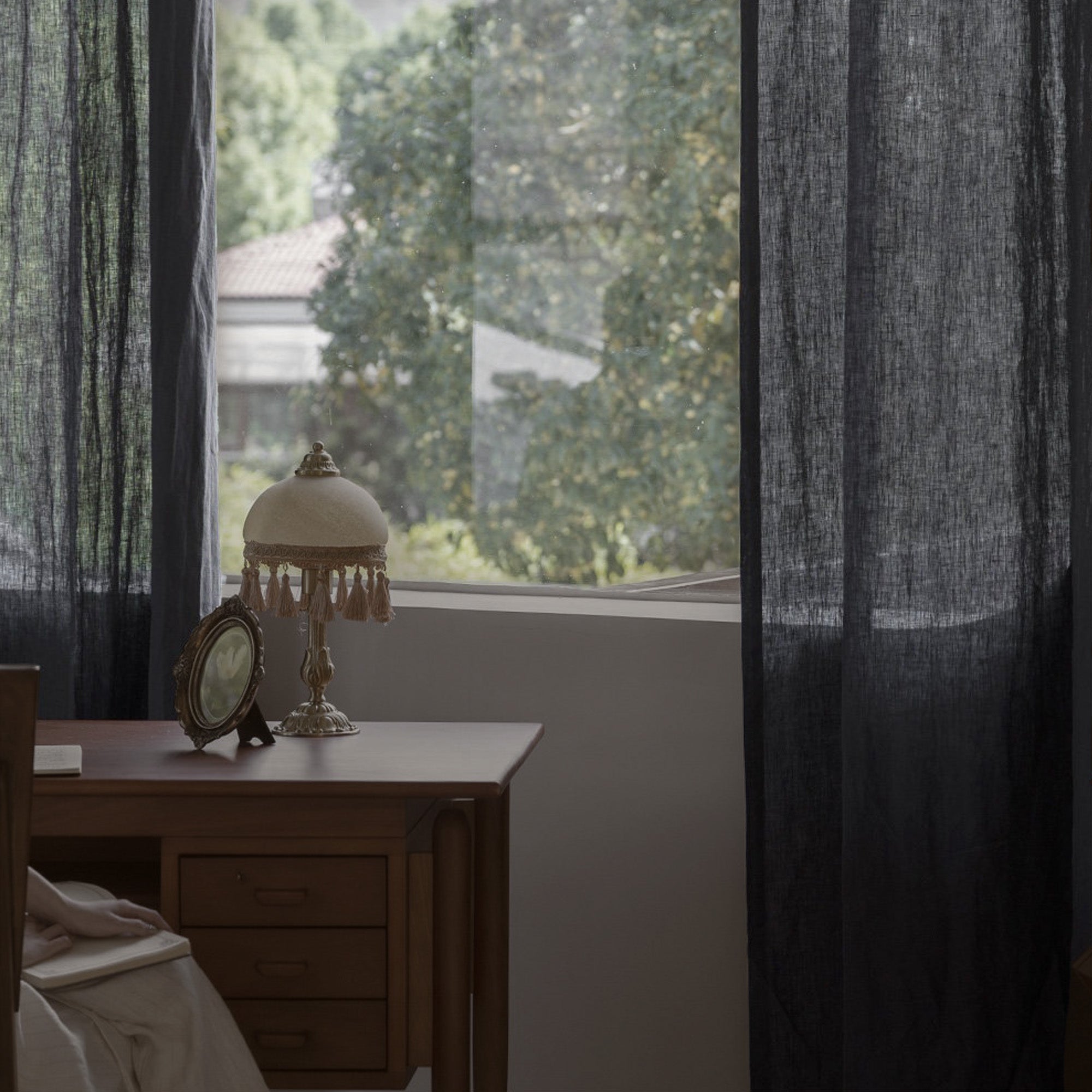 Overcast Linen|Curtains