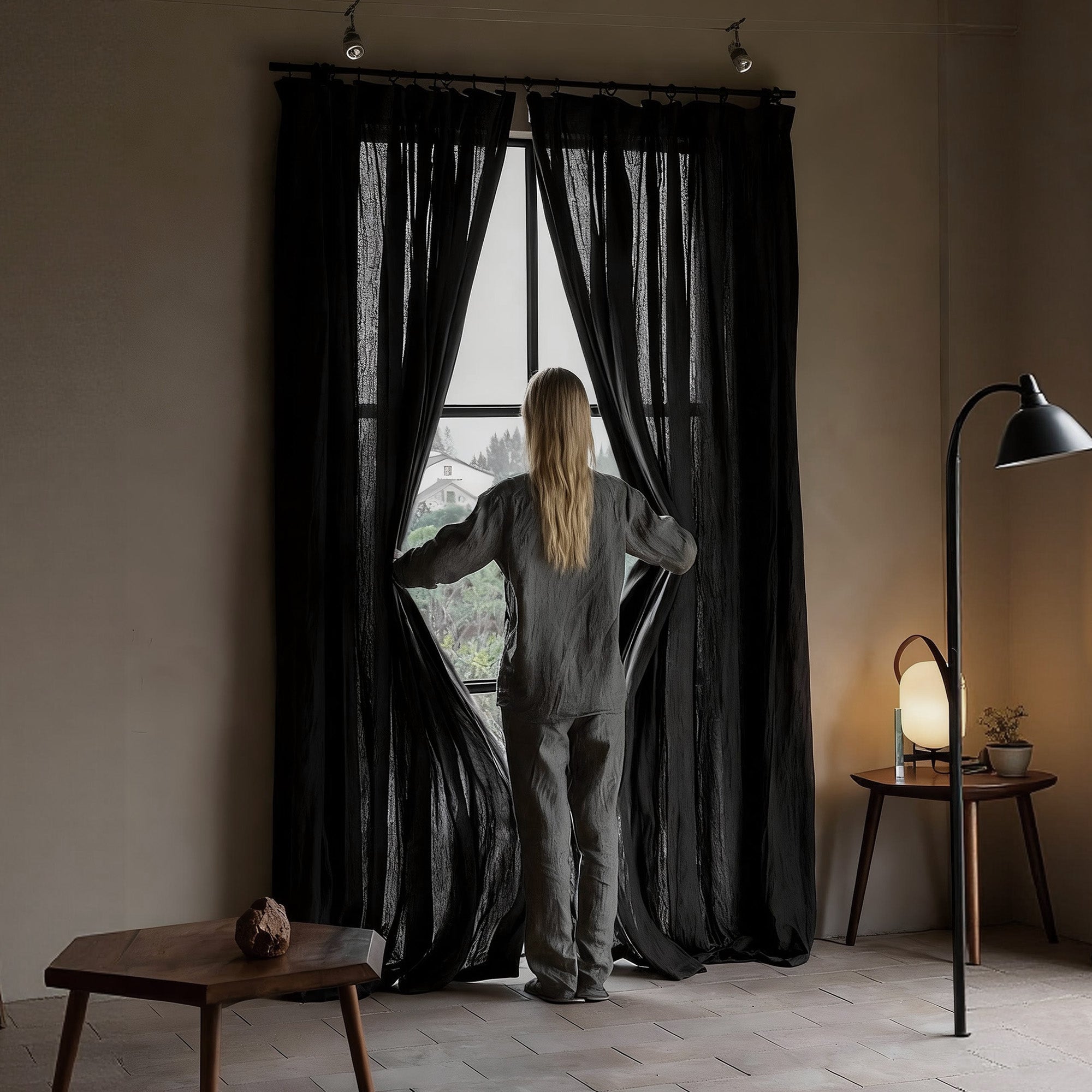 Overcast Linen|Curtains