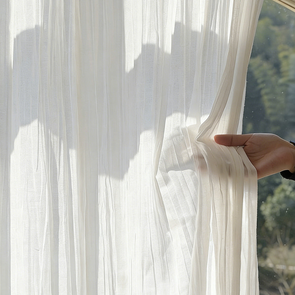 Pleat Sheer|Sample