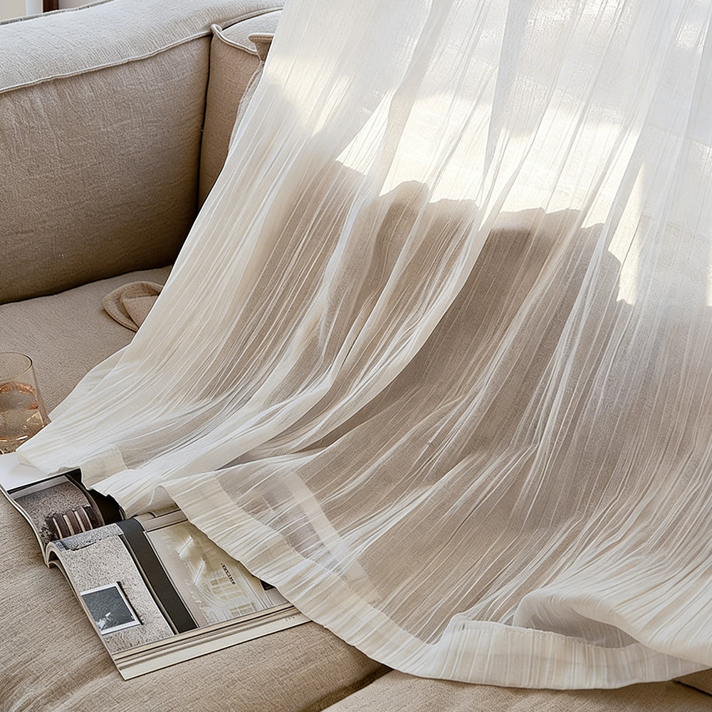 Pleat Sheer|Sample