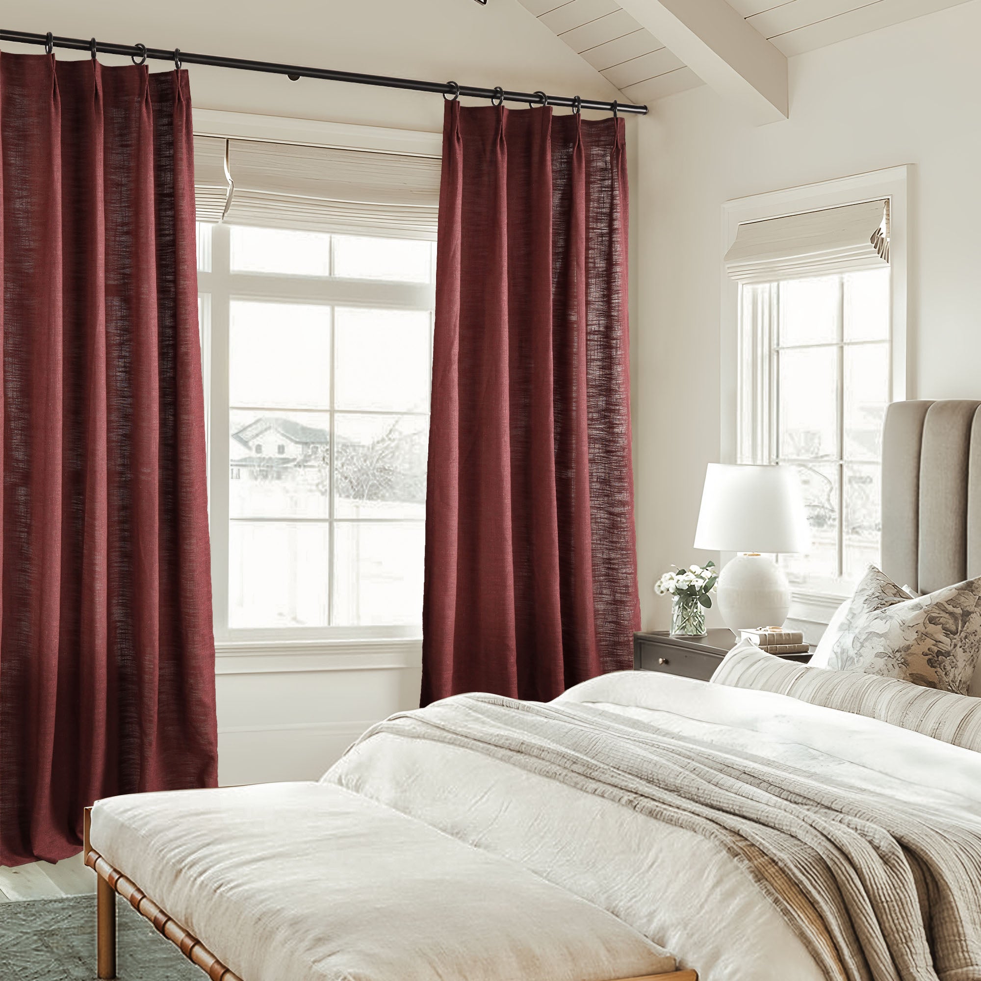 Linen Slub Texture|Curtains