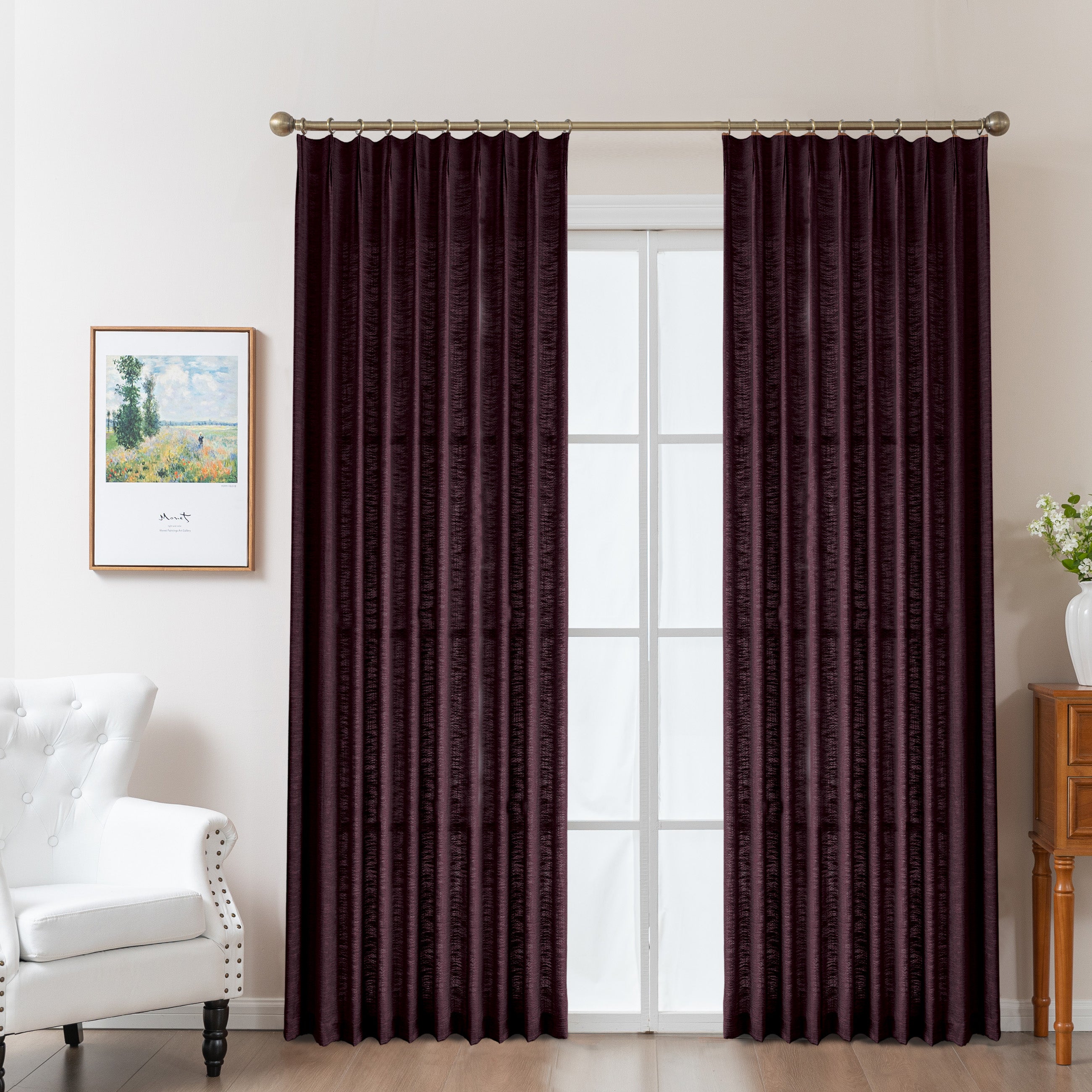 Linen Slub Texture|Curtains