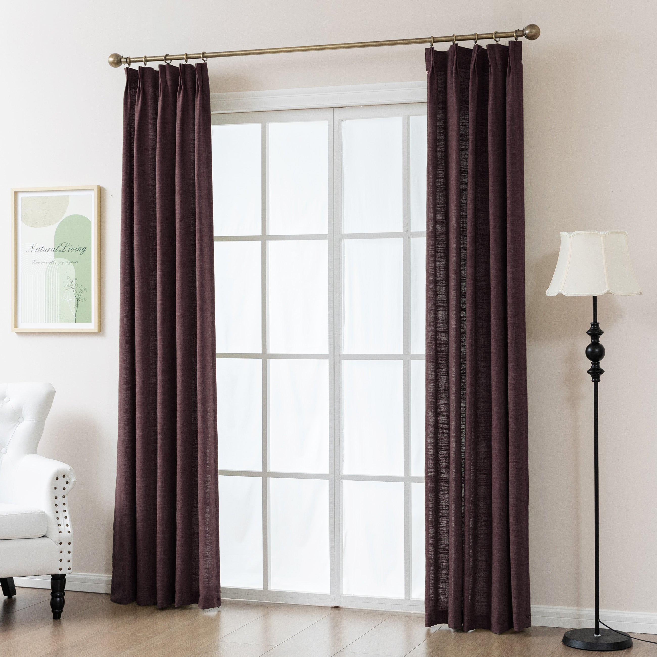 Linen Slub Texture|Curtains