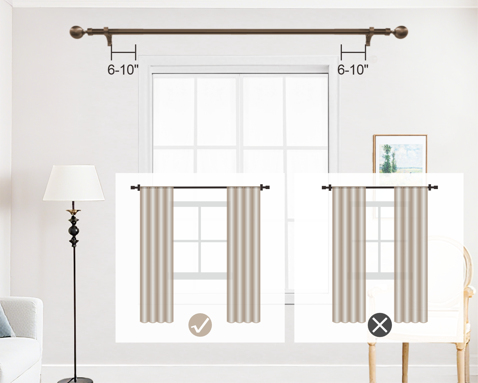 Mrs Awesome Custom Curtain