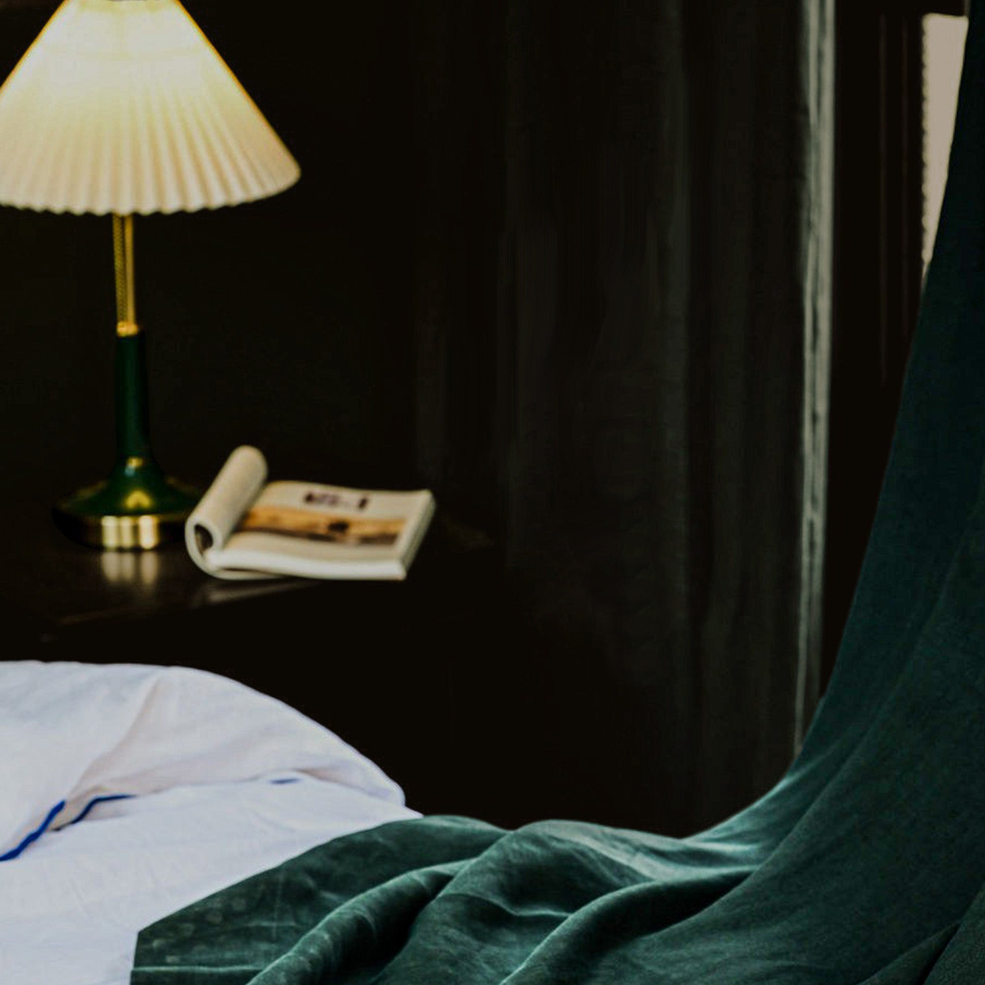 Scholar Green Linen|Curtains