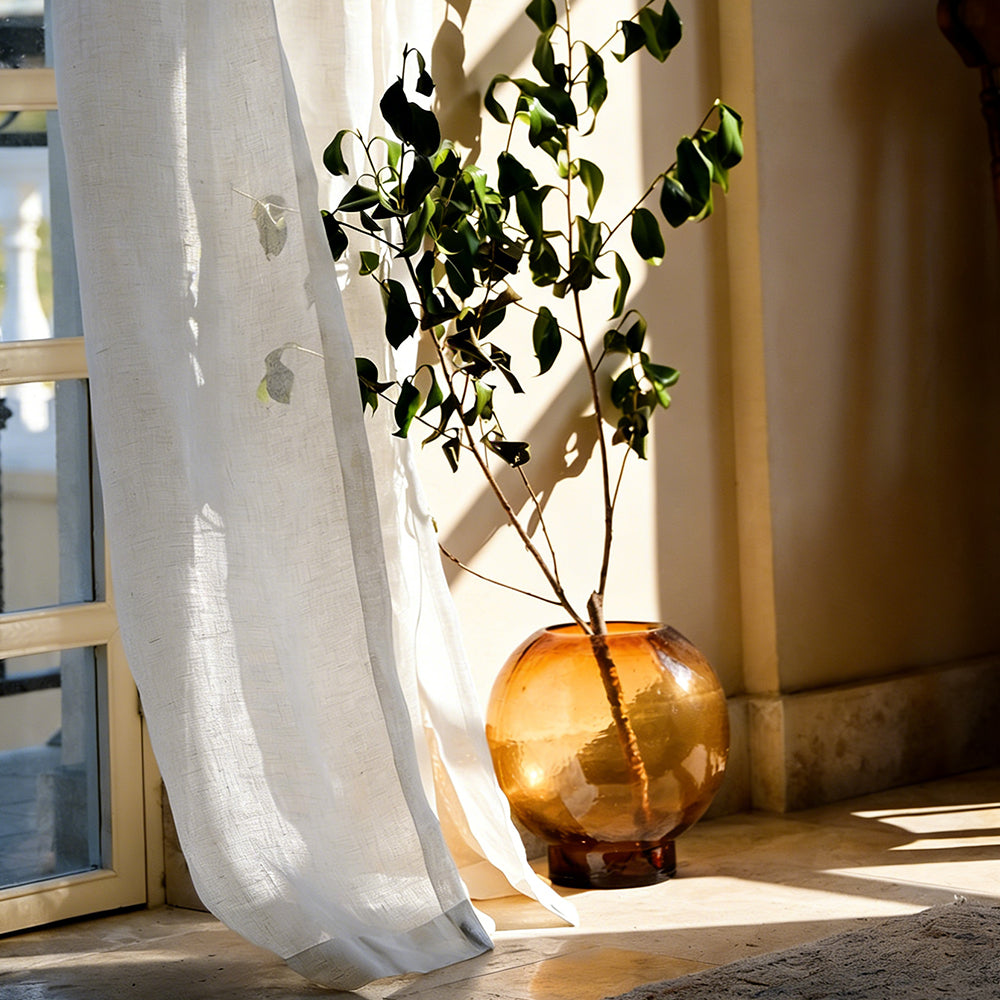 Sunlit Linen Sheer|Sample