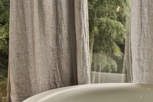 Warm-Hued Gray Linen Texture