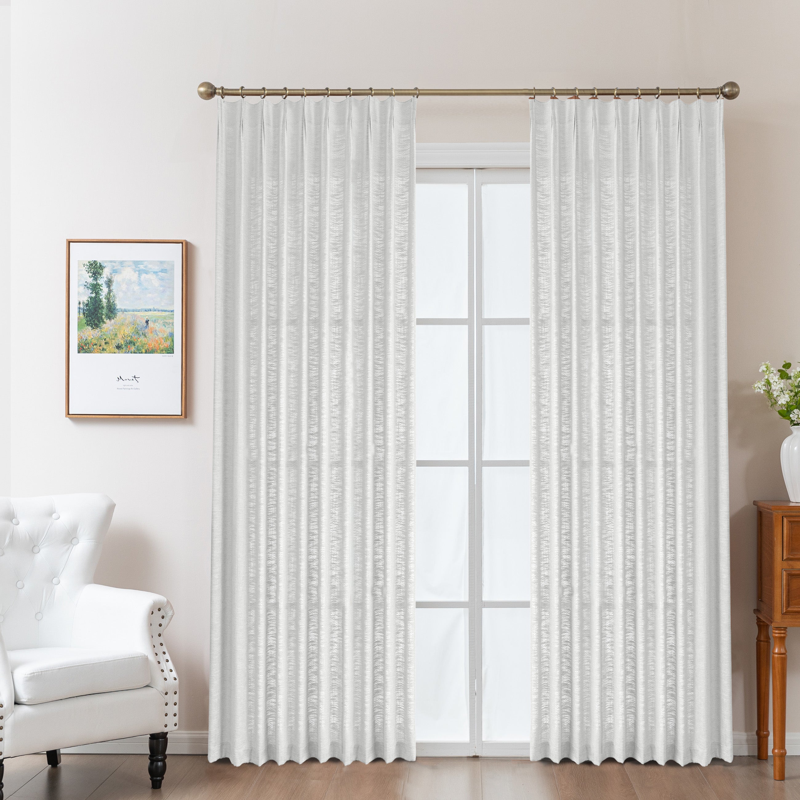 Linen Slub Texture|Curtains