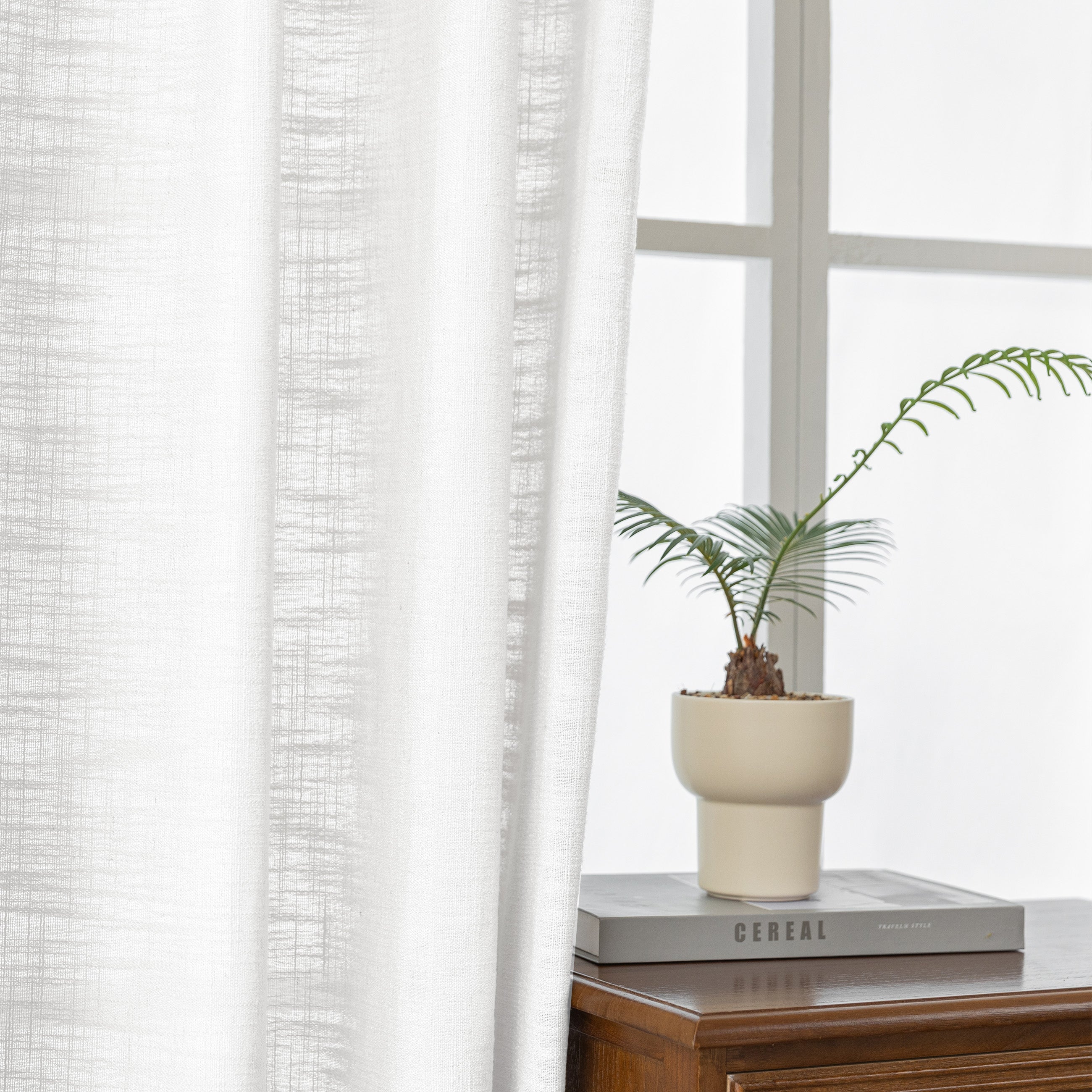 Linen Slub Texture|Curtains