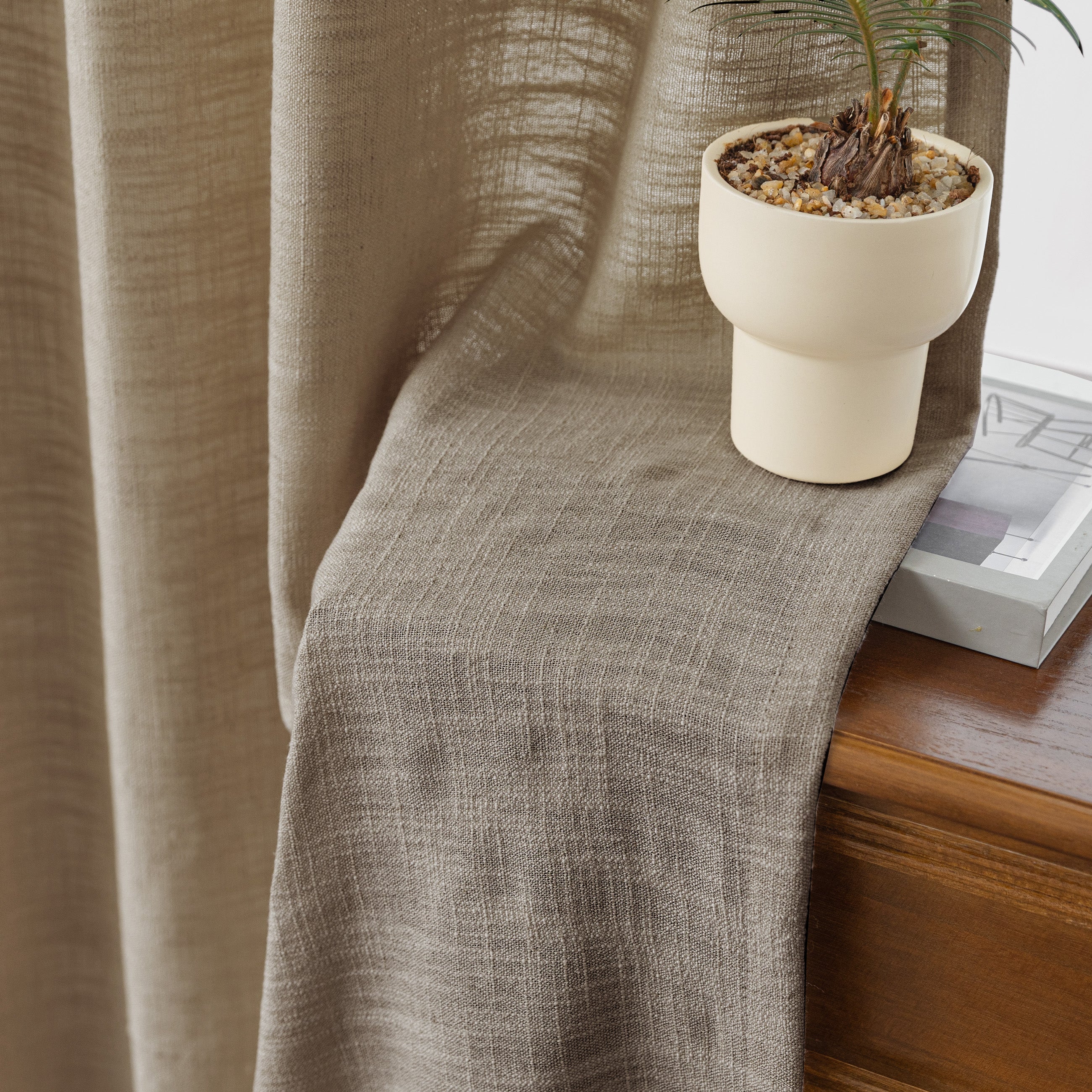 Linen Slub Texture|Curtains