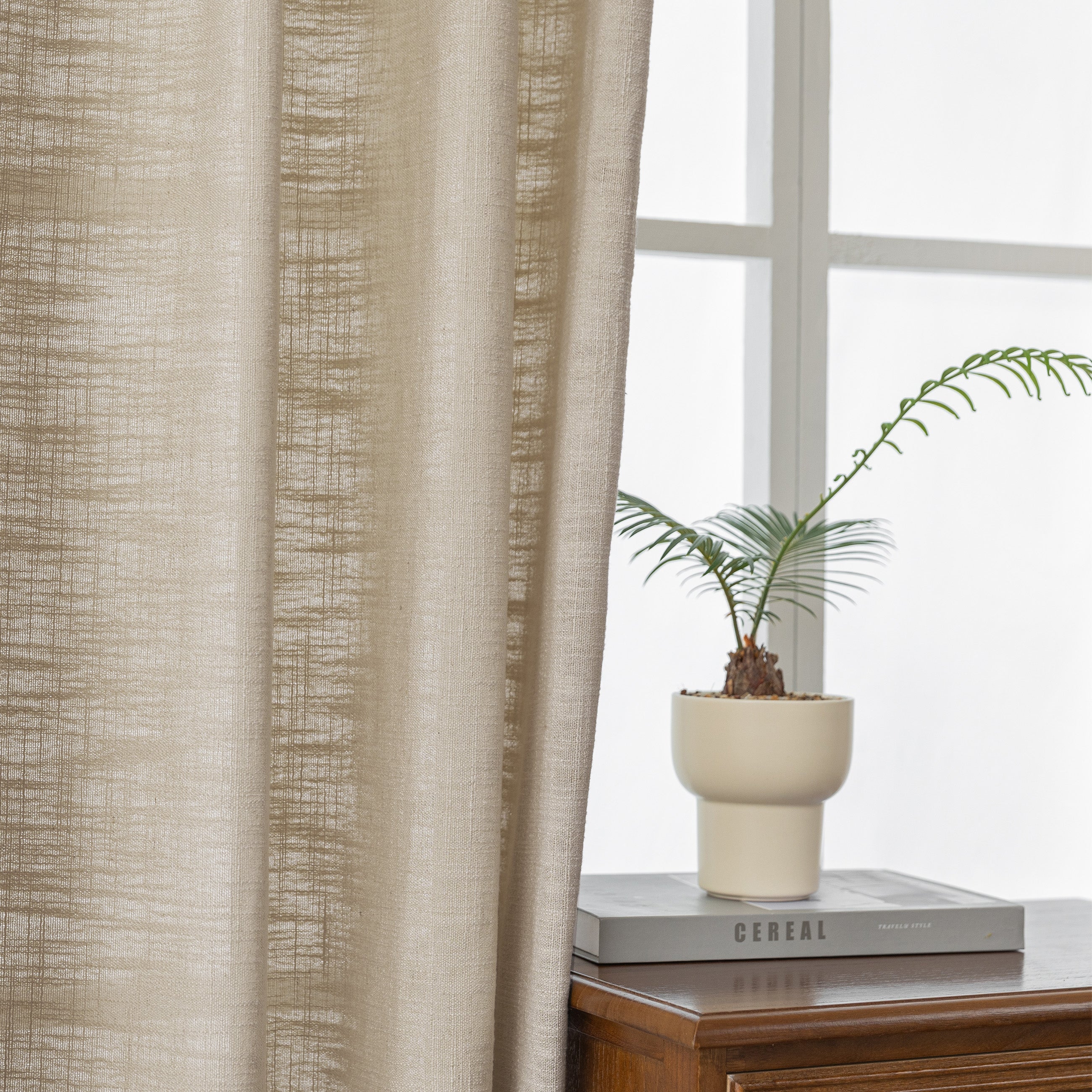 Linen Slub Texture|Curtains