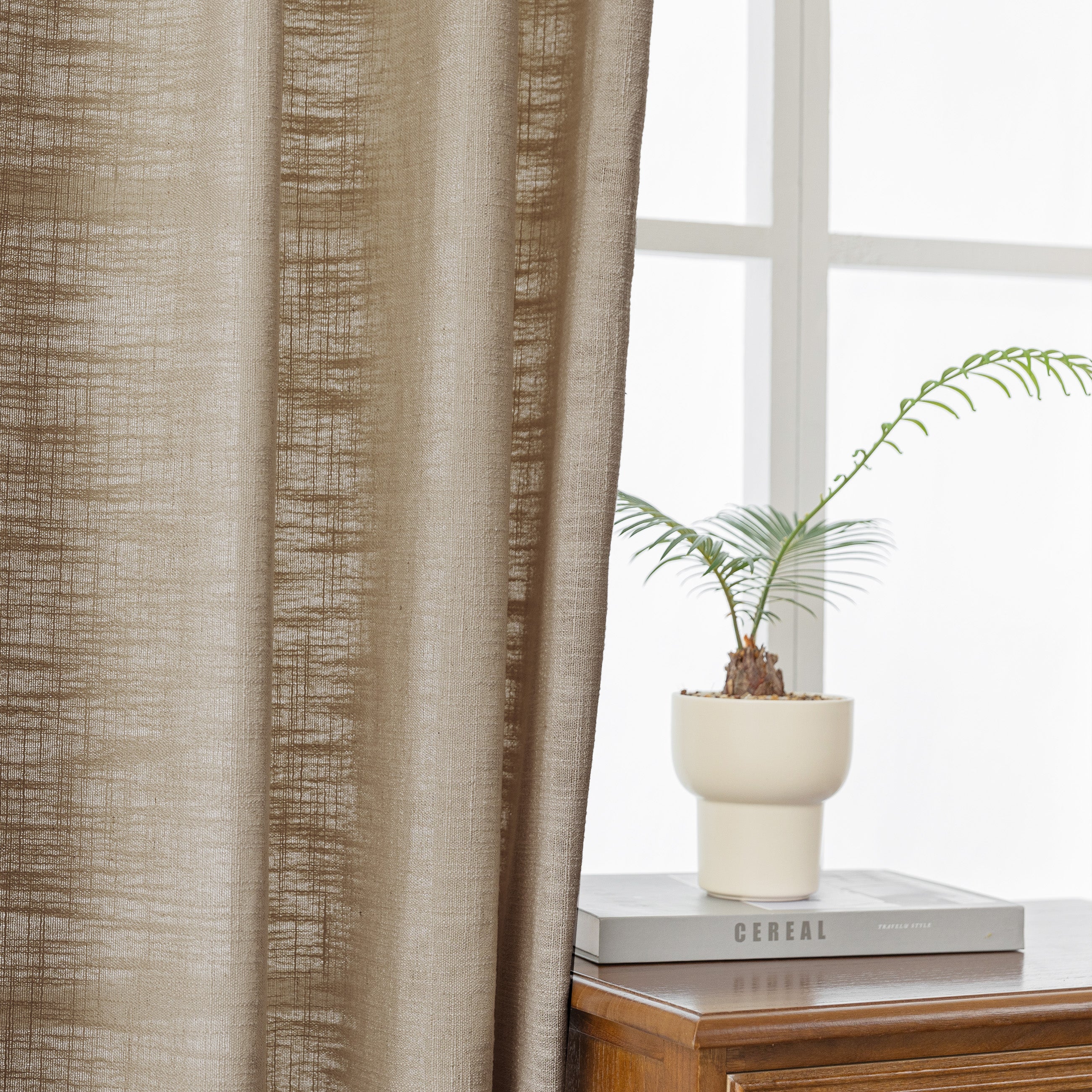 Linen Slub Texture|Curtains