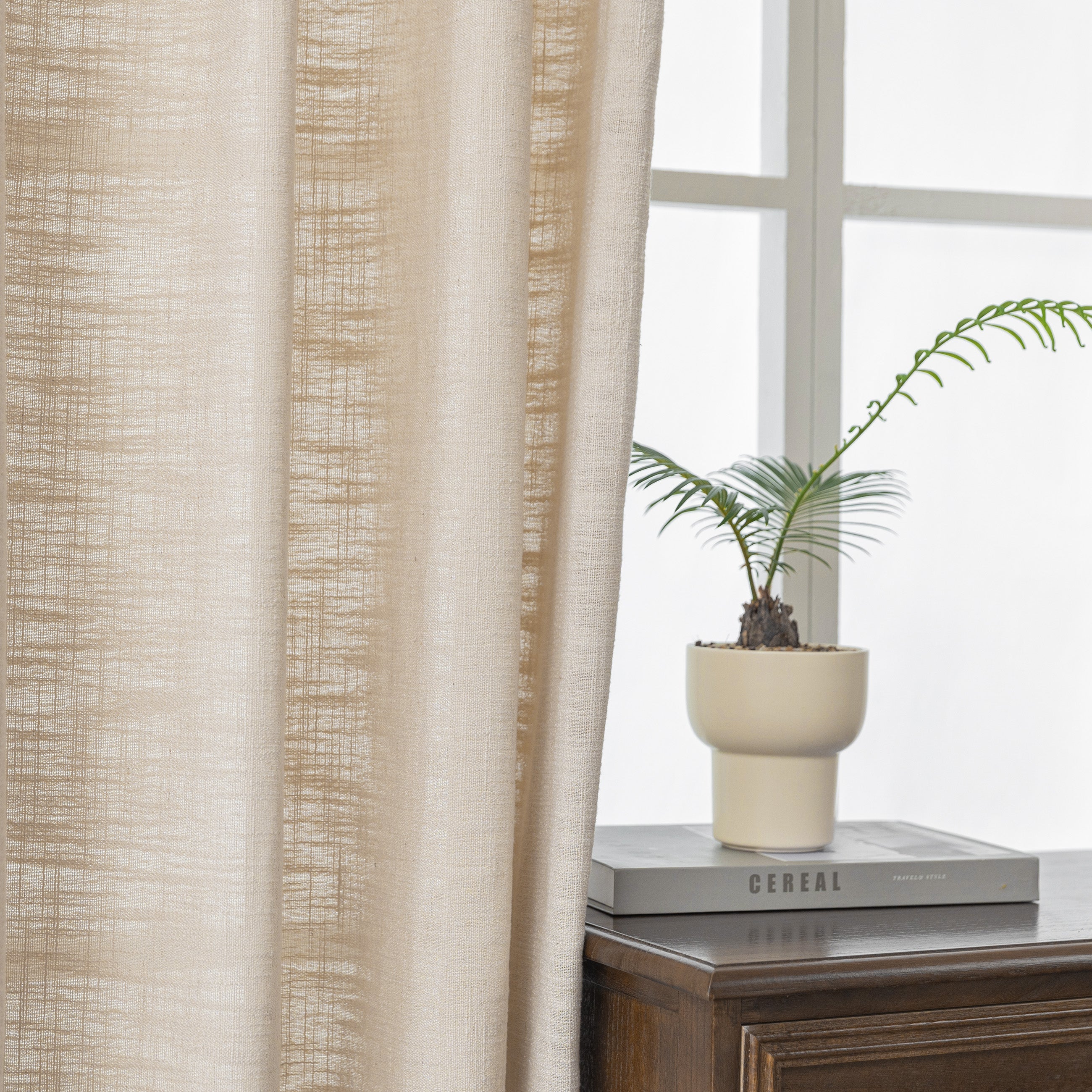 Linen Slub Texture|Curtains