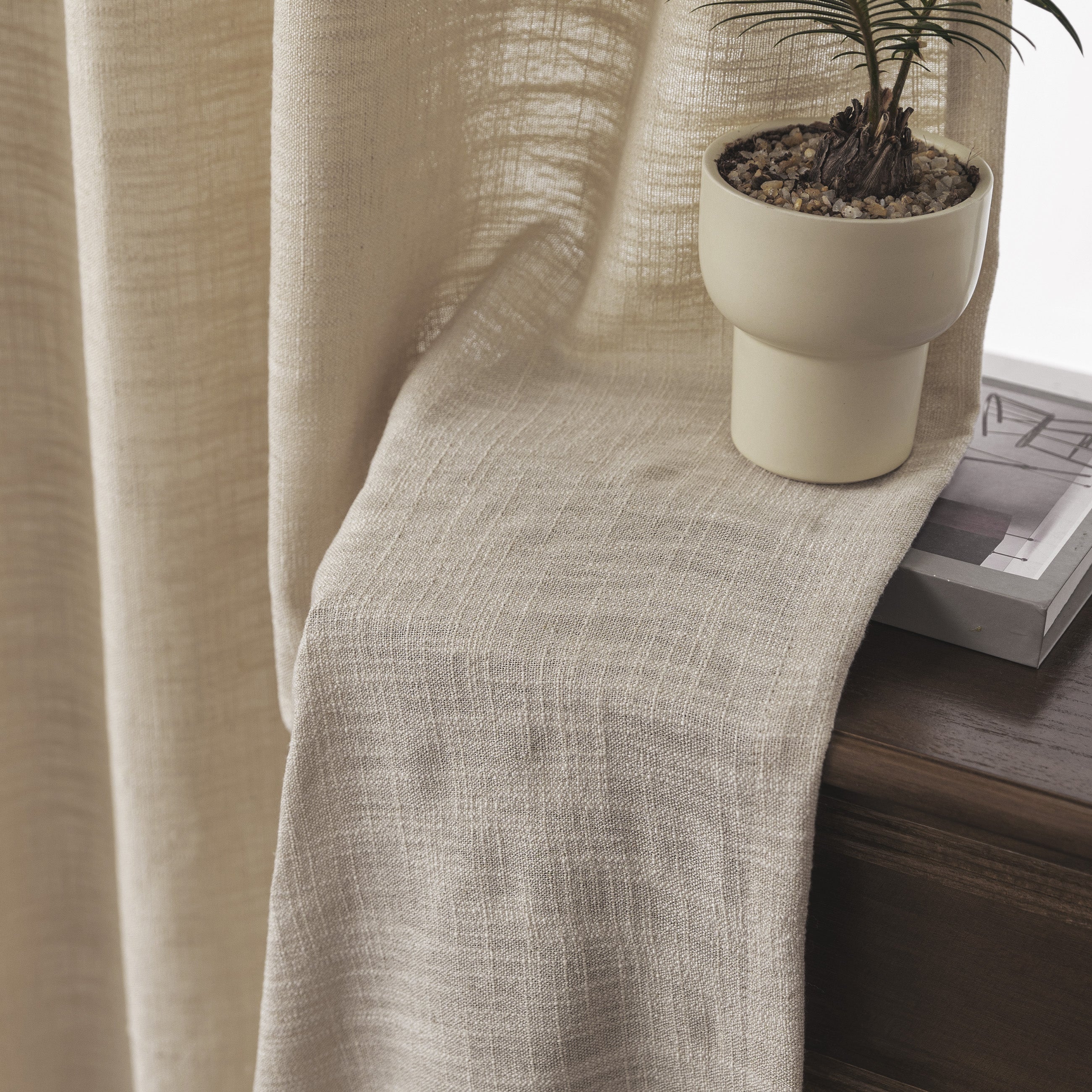 Linen Slub Texture|Curtains