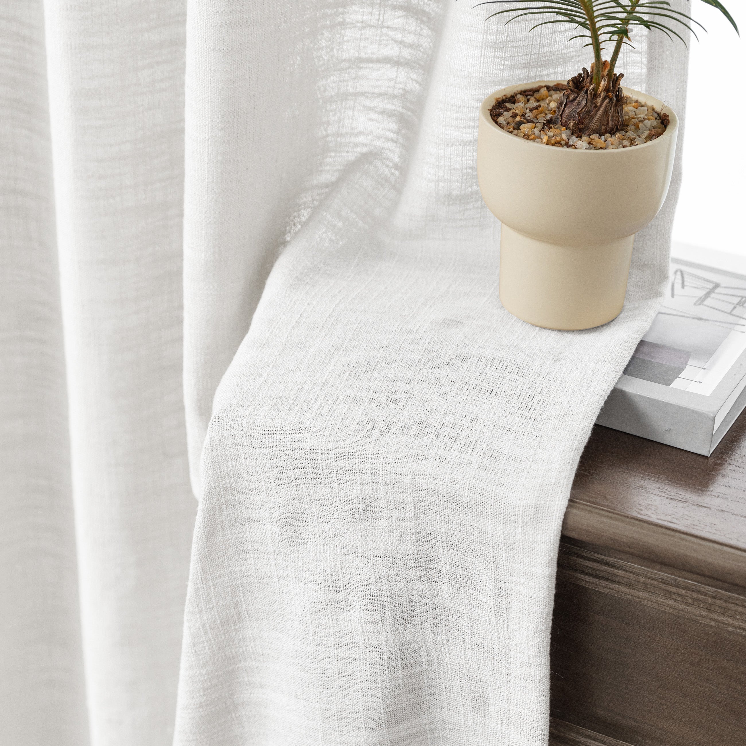 Linen Slub Texture|Curtains