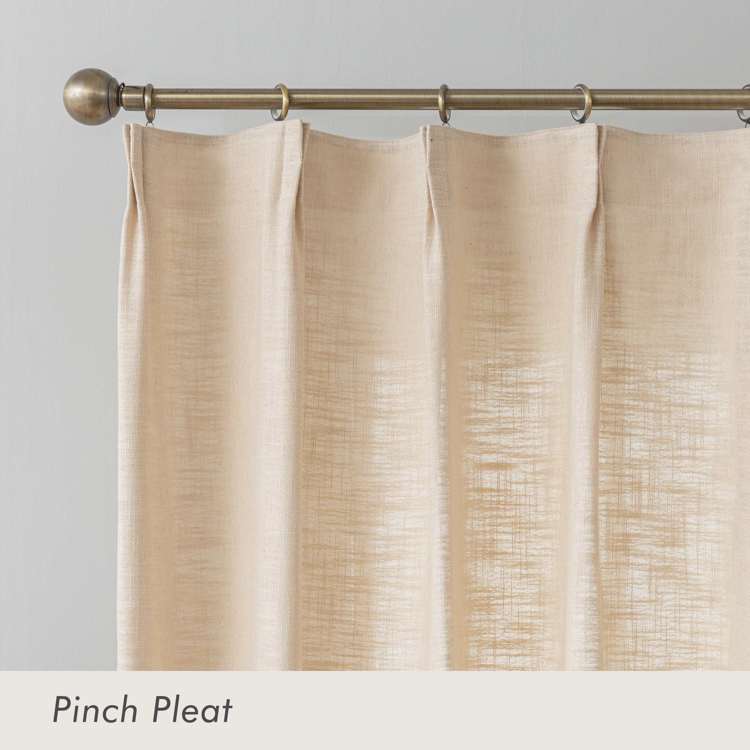 Linen Slub Texture|Curtains
