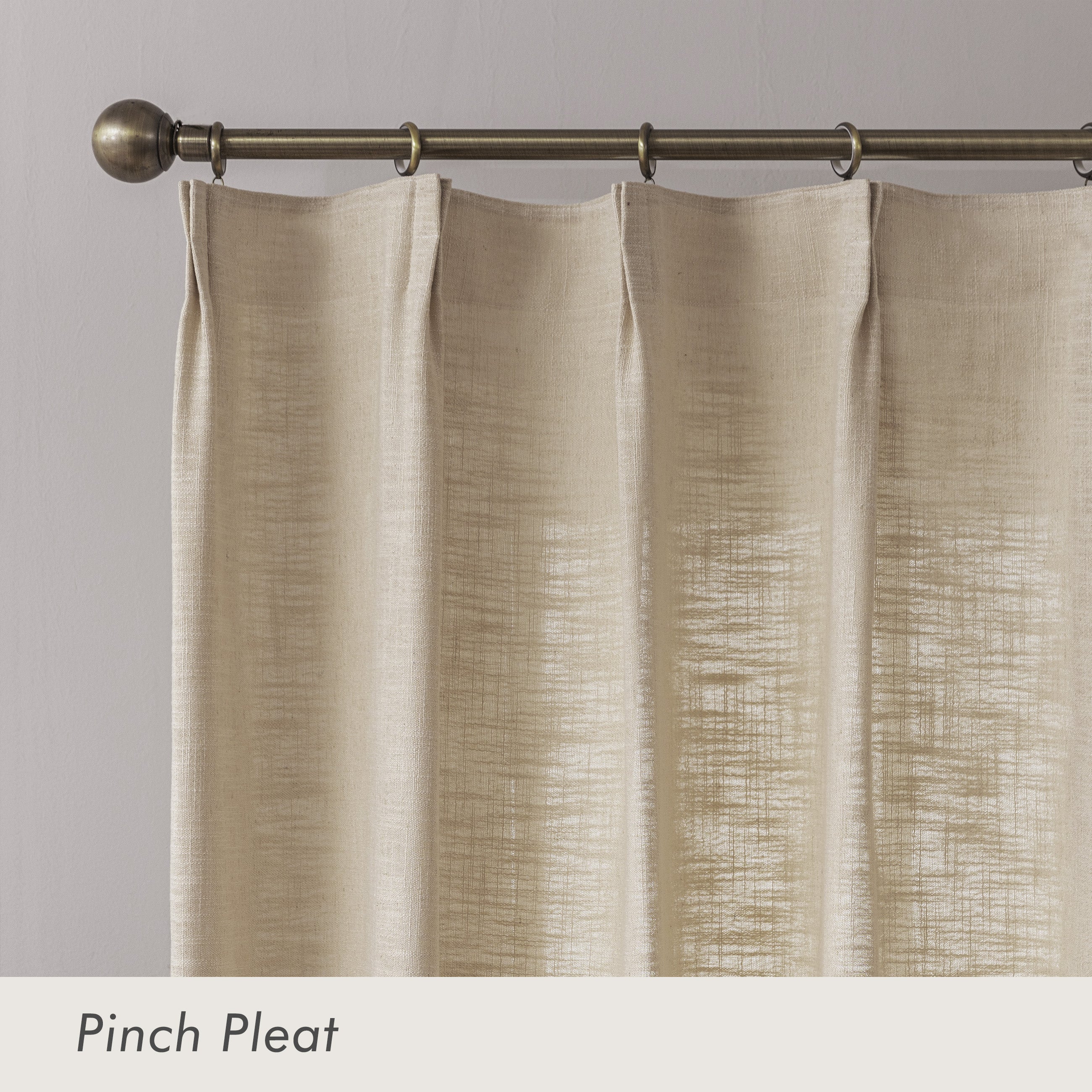Linen Slub Texture|Curtains