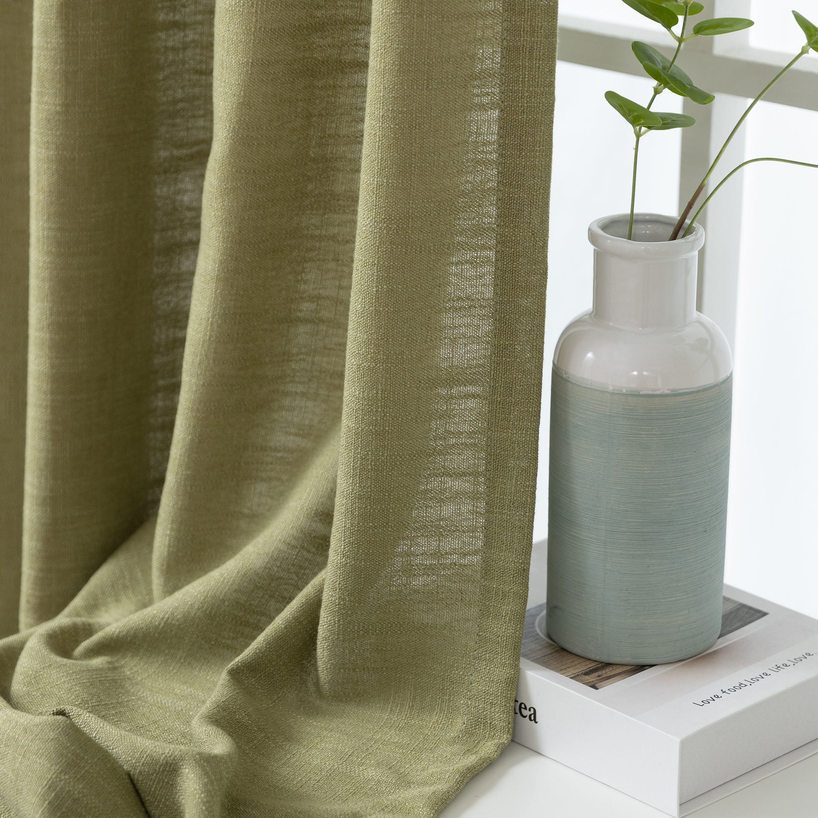Linen Slub Texture|Curtains